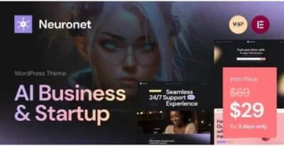Neuronet AI Business & Startup WordPress Theme