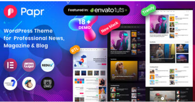 News Magazine Papr – News Magazine WordPress Theme