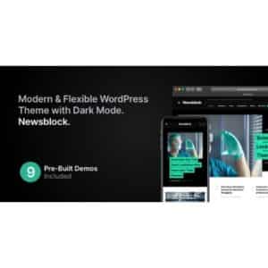 Newsblock News & Magazine WordPress Theme with Dark Mode