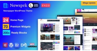 Newsprk Newspaper WordPress Theme