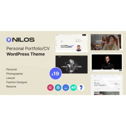 Nilos - Personal Portfolio WordPress Theme