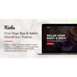 Niobe Spa & Salon WordPress Theme