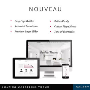Nouveau – Multi Purpose Retina WordPress Theme