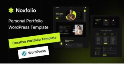 Noxfolio Personal Portfolio Resume WordPress Theme