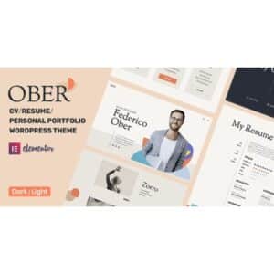 OBER Resume WordPress Theme