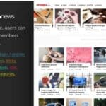 Omago News - User Profile Membership & Content Sharing Theme