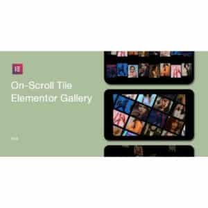 On Scroll Tile Galleries for Elementor