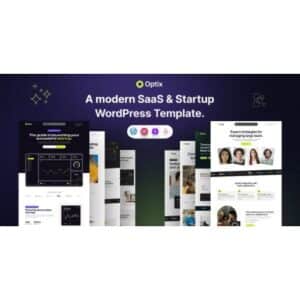 Optix SaaS & Startup WordPress Theme
