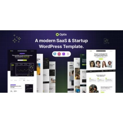 Optix - SaaS & Startup WordPress Theme
