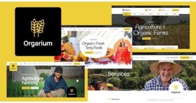 Orgarium Agriculture & Organic Farm WordPress Theme