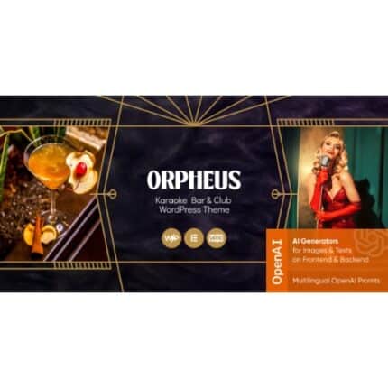 Orpheus - Karaoke Bar & Club WordPress Theme