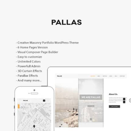 Pallas – Creative Multi-Purpose WordPress Theme