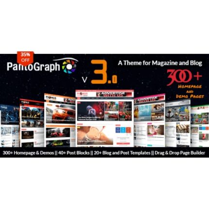 PantoGraph - Newspaper Magazine Theme