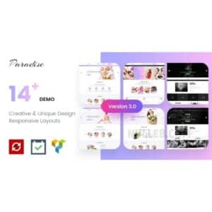Paradise Multipurpose Beauty & Spa, Haircut, Nail, Tattoo WordPress Theme