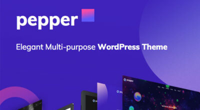 Pepper – Elegent Multi Purpose WordPress Theme