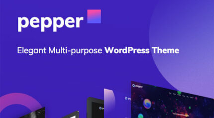 Pepper – Elegent Multi Purpose WordPress Theme