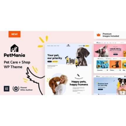 PetMania - Pet Shop & Care Elementor Pro WordPress Theme