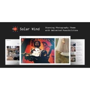 Photography WordPress Theme SolarWind