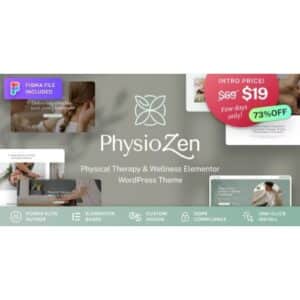 PhysioZen Chiropractor & Physiotherapy Wellness WordPress Theme