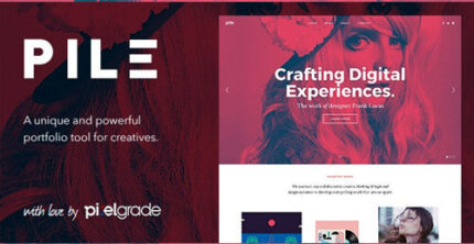 PILE – An Uncoventional WordPress Portfolio Theme