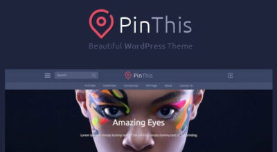 PinThis – Pinterest Style WordPress Theme