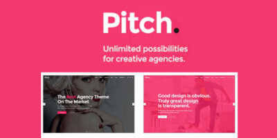 Pitch – A Theme for Freelancers and Agencies