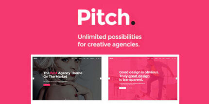 Pitch – A Theme for Freelancers and Agencies