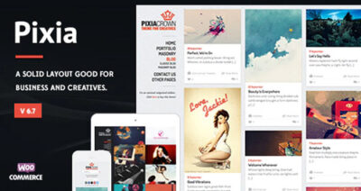 Pixia – Showcase WordPress Theme