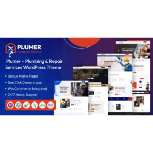 Plumer Plumbing & Repair Services WordPress Theme