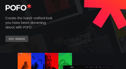 Pofo – Creative Portfolio and Blog WordPress Theme