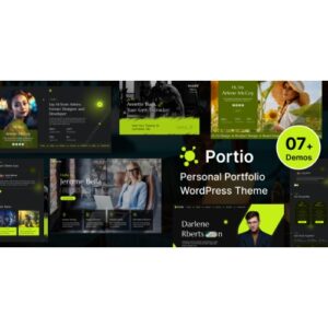 Portio Personal Portfolio Resume WordPress Theme