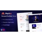 Portm - Personal Portfolio WordPress Theme