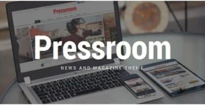 Pressroom News Magazine WordPress Theme