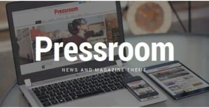 Pressroom - News Magazine WordPress Theme