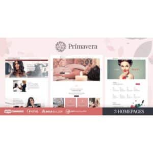 Primavera Beauty Salon & Hairdresser WordPress Theme