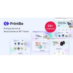 PrintBe Printing Service & WooCommerce WP Theme