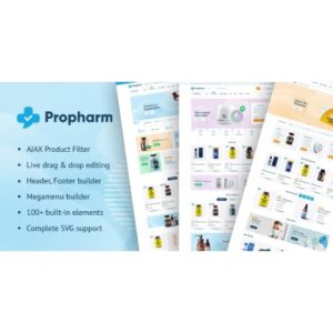 Propharm Pharmacy & Medical WordPress WooCommerce Theme