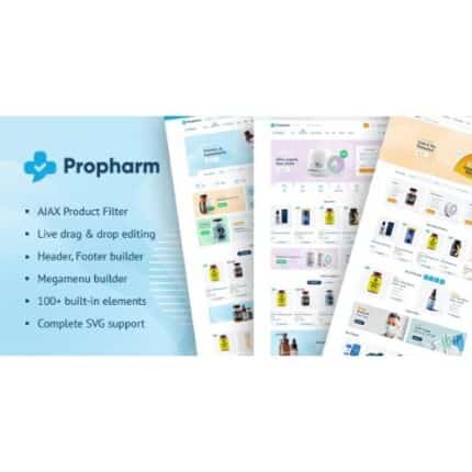 Propharm - Pharmacy & Medical WordPress WooCommerce Theme