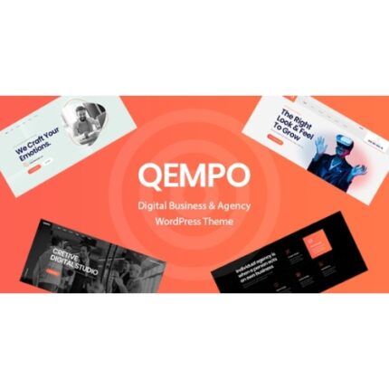 Qempo - Digital Agency Services WordPress Theme