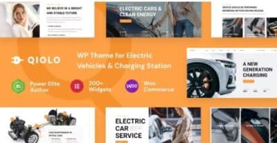 Qiolo Vehicle & EV Charging WordPress Theme