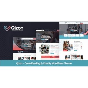 Qizon Crowdfunding & Charity WordPress Theme