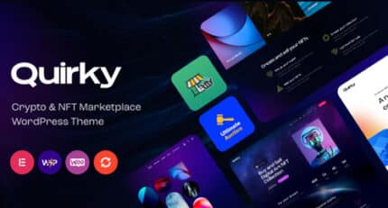 Quirky – NFT, Token & Blockchain WCFM Marketplace WordPress Theme