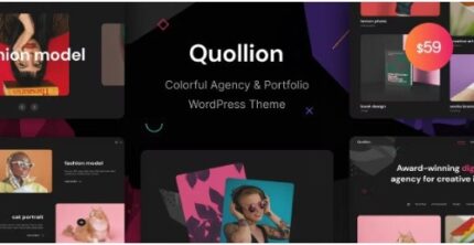 Quollion - Colorful Agency & Portfolio WordPress Theme