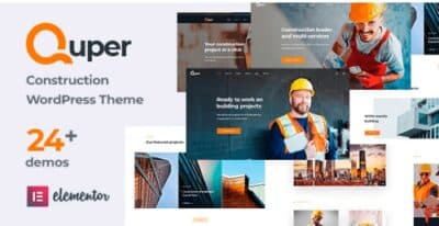 Quper | Construction and Architecture WordPress Theme