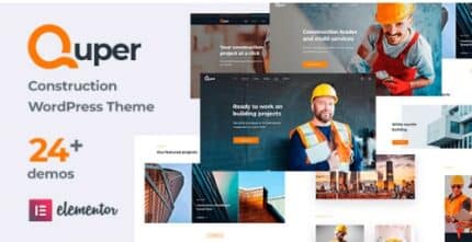 Quper | Construction and Architecture WordPress Theme