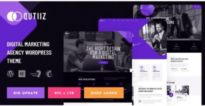 Qutiiz Digital Marketing Agency WordPress Theme