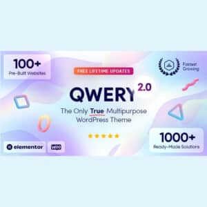 Qwery – Multi Purpose Business WordPress & WooCommerce Theme