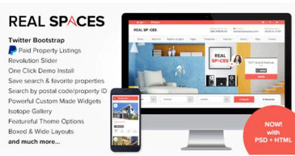 Real Spaces – WordPress Real Estate Theme