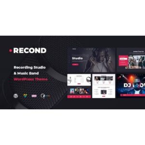 Recond Recording Studio & Music Band WordPress Theme