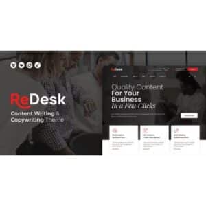 ReDesk Content Writing & Copywriting Theme